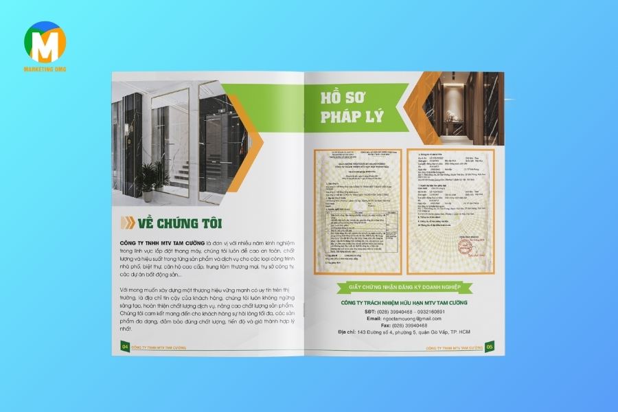 Biến bản giới thiệu năng lực thành câu chuyện thương hiệu công ty MTV TAM CƯỜNG